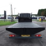 IVECO 75 E16 FLATBED REAR VIEW