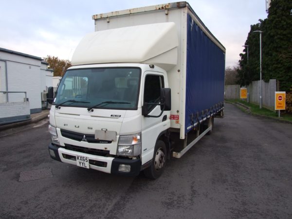 MITSUBISHI CANTER CURTAINSIDE SIDE VIEW