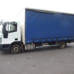 IVECO 75 E16 CURTAINSIDE SIDE VIEW