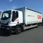 Iveco 180 E25 Curtain Side. Side view