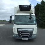 DAF LF45.180 FRIDGE BOX FRONT VIEW