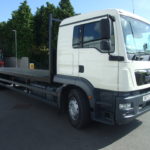 MAN TGM 18.250 FLATBED SIDE VIEW