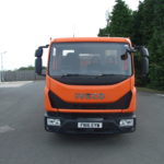 IVECO 75 E16 DROPSIDE FRONT VIEW