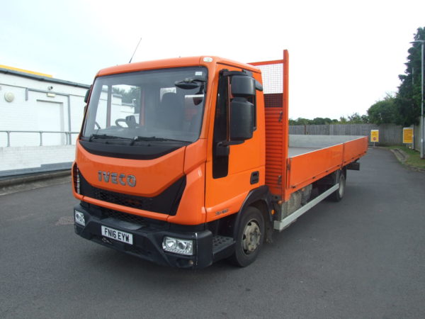 IVECO 75 E16 DROPSIDE SIDE VIEW