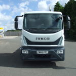 IVECO 180 E24 FLATBED FRONT VIEW VIEW