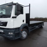 MAN TGM 18.250 FLATBED SIDE VIEW