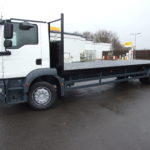 MAN TGM 18.250 FLATBED SIDE VIEW