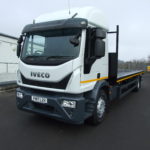 IVECO 180 E25 FLATBED SIDE VIEW