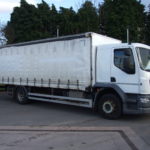 DAF LF220 CURTAINSIDE SIDE VIEW