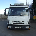 IVECO 75 E16 DROPSIDE FRONT VIEW