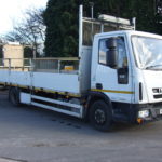 IVECO 75 E16 TRAFFIC MANAGEMENT DROPSIDE SIDE VIEW